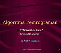 Yang Dimaksud Dengan Algoritma Dalam Pemrograman Komputer Adalah